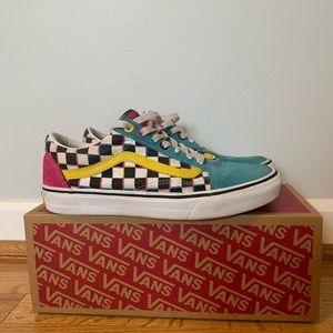 crazy checkered vans